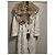 Autre Marque Cappotto Gelotti Visone Bianco e Lince - vista 7