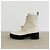 Botines Hermès Funk Kelly Blanc de Paris Piel Talla 38 Blanco - vista 3