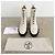 Botines Hermès Funk Kelly Blanc de Paris Piel Talla 38 Blanco - vista 4