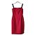 Dolce & Gabbana Rotes Midi Etuikleid mit Leopardenfutter