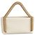 Autre Marque Borsa Rosantica Mini Annabella Cristalli Avorio Bianco D'oro