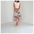 Fendi Runaway Large Shopper Tote in mesh floreale e rattan Bianco Multicolore - vista 9