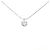 Autre Marque Collar de platino y diamantes Plata