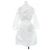 Hermès Vestido de lana con botones Hermes Cricketis 36 Blanco - vista 2