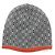 Hermès Cashmere-Beanie mit gestricktem H-Logo Braun Orange