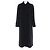 Abrigo Burberry London de lana angora Negro