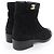 Stivali in pelle scamosciata Matelasse CHANEL COCO Mark Turnlock Nero - vista 2