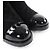 Stivali in pelle scamosciata Matelasse CHANEL COCO Mark Turnlock Nero - vista 7
