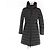 Abrigo de plumón Moncler TALEVE de nailon y cuero Verde Caqui