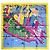 Hermès Foulard "The Battery New York" Edizione Speciale Ugo Gattoni 90cm Nero Rosa Bianco Rosso Blu Verde Giallo