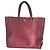 Prada Saffiano Soft Tote Bag - Cerise Bordeaux