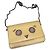 Fendi Monster Eyes Portafoglio con Catena Beige