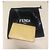 Fendi Monster Eyes Portafoglio con Catena Beige - vista 2
