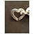 Bracciale Tiffany & Co. Heart Link Argento e Oro Giallo D'oro Silver hardware - vista 5