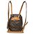 Louis Vuitton Vintage Montsouris Monogram Canvas MM Marrone - vista 2