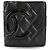 Cartera bi-fold Chanel Cambon Line Negro