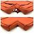 Hermès Hermes Acapulco Orange Pochette Waist Bag Arancione - vista 3