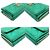Chanel Matelassé Green Tri-fold Geldbörse Grün - Ansicht 3