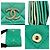 Chanel Matelassé Green Tri-fold Geldbörse Grün - Ansicht 4