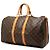 Louis Vuitton Brown Monogram Keepall Bandouliere 45 Braun - Ansicht 2