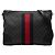 Gucci Black GG Supreme Web Crossbody-Tasche Schwarz