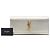 Autre Marque Clutch Cassandre Saint Laurent in pelle di vitello metallizzata oro D'oro - vista 7