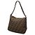 Bolsa de ombro Fendi Brown Zucca Canvas com aba dupla Marrom - vista 2