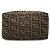 Bolsa de ombro Fendi Brown Zucca Canvas com aba dupla Marrom - vista 3
