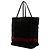 Bolso Tote Fendi de velur negro con logo - vista 2