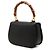 Gucci Black Grained Calfskin Bamboo Night Nero - vista 2