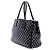 Borsa Prada Galleria Double Zip in vitello City con occhielli, Nero, Large - vista 2