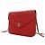 Portafoglio Chanel Red CC Chevron Caviar Square Wallet On Chain Rosso - vista 9