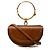 Bolso Nile Chloé Mini de piel de becerro marrón con correa de muñeca Castaño