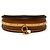 Bolso Nile Chloé Mini de piel de becerro marrón con correa de muñeca Castaño - vista 3
