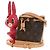 Louis Vuitton Brown Sun Yitian Nano Monogram Rabbit Noe Braun - Ansicht 10