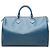 Louis Vuitton Blue Epi Speedy 35 Azul