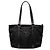 Tote Prada in Tessuto con rifiniture in Saffiano Nero