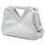 Bottega Veneta Borsa The Point Triangle Small in pelle bianca Bianco - vista 2