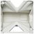 Bottega Veneta Borsa The Point Triangle Small in pelle bianca Bianco - vista 4