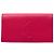 Autre Marque Clutch Saint Laurent Belle De Jour Large in pelle monogram rosa