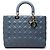 Autre Marque Dior Blue Large Lambskin Cannage Lady Dior Blau Hellblau