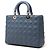 Autre Marque Dior Blue Large Lambskin Cannage Lady Dior Blau Hellblau - Ansicht 2