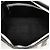 Pouch con zip Balenciaga Barbes Striped Patwork in nappa nera Small Nero - vista 4