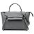 Belt Bag Céline Celine Mini Gürteltasche aus körnigem Kalbsleder Grau Braun Anthrazitgrau