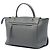 Belt Bag Céline Celine Mini Gürteltasche aus körnigem Kalbsleder Grau Braun Anthrazitgrau - Ansicht 2
