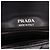 Prada Mini Borsa a Tracolla in Pelle di Vitello Soft Calf Impunture Diagramme Nera Nero - vista 5