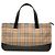 Burberry Beige Haymarket Check Canvas Tote
