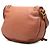 Chloé Marcie Saddle Crossbody em couro de bezerro granulado marrom tamanho Medium - vista 2