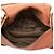 Chloé Marcie Saddle Crossbody em couro de bezerro granulado marrom tamanho Medium - vista 4