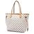 Louis Vuitton White Damier Azur Neverfull MM Branco - vista 2